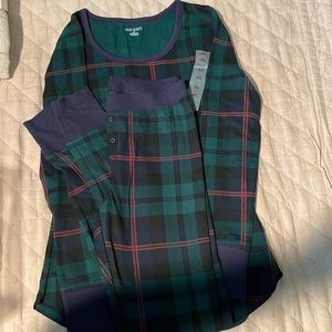 Old Navy plaid pajamas